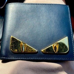 Fendi Gold eyes bifold